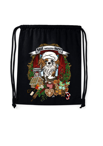 MYTi23 Gymbag Weihnachtsbäckerei Gymbag Chihuahua Hundeshirt Hundefans