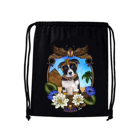 MYTi23 - Pets Heads Philosophy Gymbag Ägypten Gymbag Border Collie Hundeshirt Hundefans