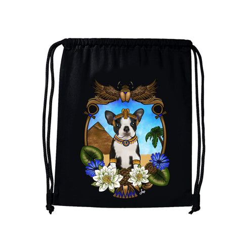 MYTi23 - Pets Heads Philosophy Gymbag Ägypten Gymbag Boston Terrier Hundeshirt Hundefans