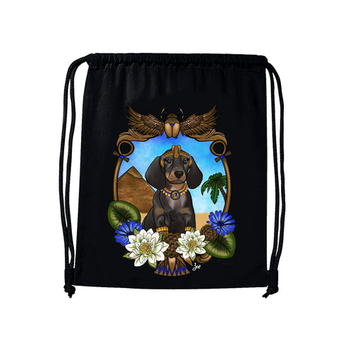 MYTi23 - Pets Heads Philosophy Gymbag Ägypten Gymbag Dackel Hundeshirt Hundefans