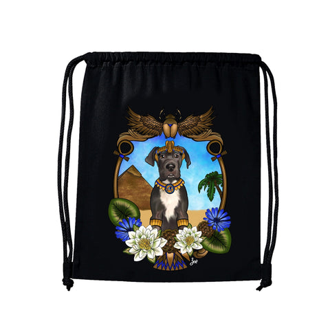 MYTi23 - Pets Heads Philosophy Gymbag Ägypten Gymbag Deutsche Dogge Hundeshirt Hundefans