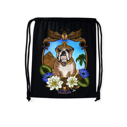 MYTi23 - Pets Heads Philosophy Gymbag Ägypten Gymbag Englische Bulldogge Hundeshirt Hundefans