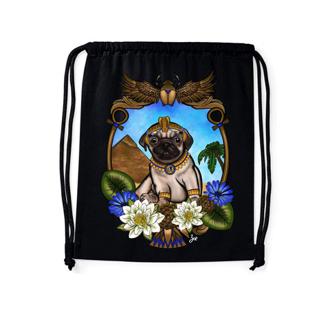 MYTi23 - Pets Heads Philosophy Gymbag Ägypten Gymbag Mops Hundeshirt Hundefans