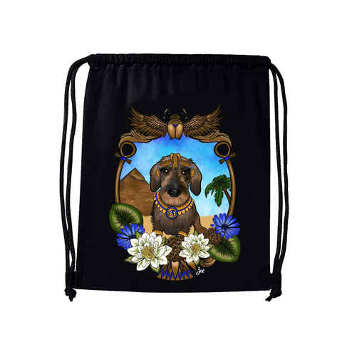 MYTi23 - Pets Heads Philosophy Gymbag Ägypten Gymbag Rauhaardackel Hundeshirt Hundefans