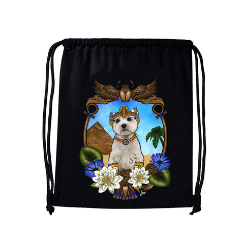 MYTi23 - Pets Heads Philosophy Gymbag Ägypten Gymbag Westie Hundeshirt Hundefans