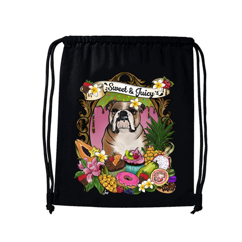 MYTi23 - Pets Heads Philosophy Gymbag Cupcake Gymbag Englische Bulldogge Hundeshirt Hundefans