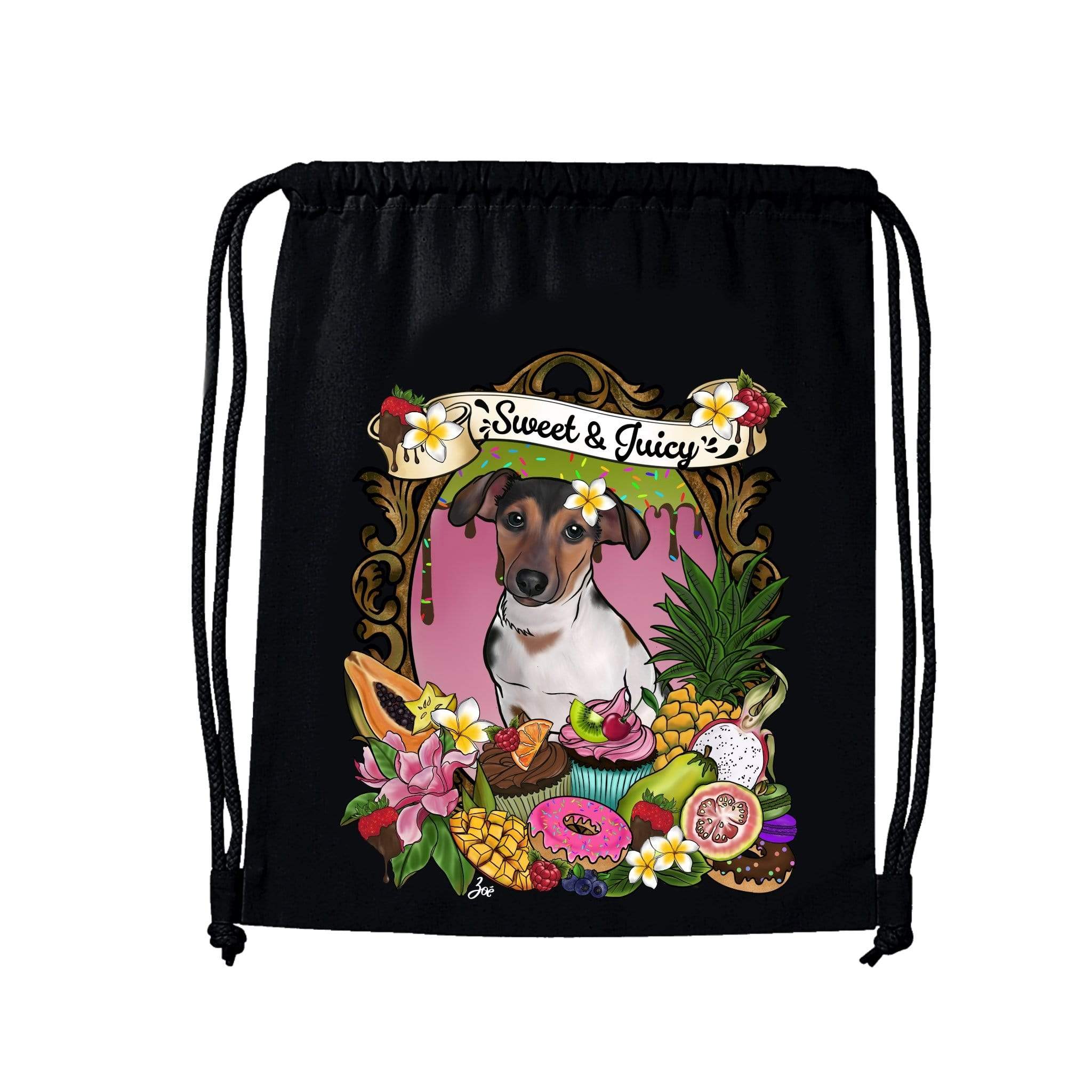 MYTi23 - Pets Heads Philosophy Gymbag Cupcake Gymbag Jack Russel Hundeshirt Hundefans
