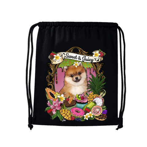 MYTi23 - Pets Heads Philosophy Gymbag Cupcake Gymbag Pommeraner Hundeshirt Hundefans