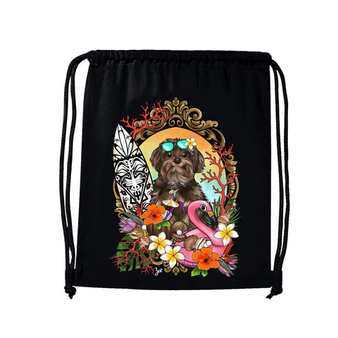 MYTi23 - Pets Heads Philosophy Gymbag Surfer Gymbag Bolonka Hundeshirt Hundefans