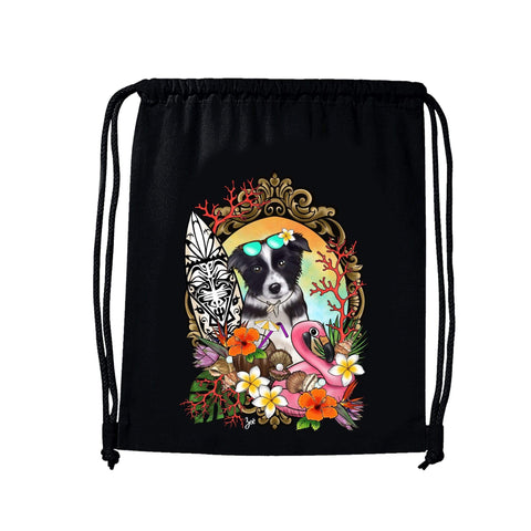 MYTi23 - Pets Heads Philosophy Gymbag Surfer Gymbag Border Collie Hundeshirt Hundefans