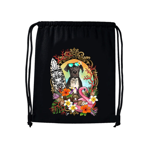 MYTi23 - Pets Heads Philosophy Gymbag Surfer Gymbag Deutsche Dogge Hundeshirt Hundefans