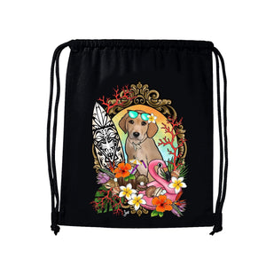 MYTi23 - Pets Heads Philosophy Gymbag Surfer Gymbag Golden Retriever Hundeshirt Hundefans