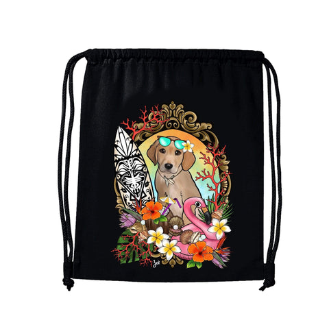 MYTi23 - Pets Heads Philosophy Gymbag Surfer Gymbag Golden Retriever Hundeshirt Hundefans