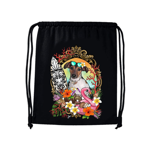 MYTi23 - Pets Heads Philosophy Gymbag Surfer Gymbag Jack Russel Hundeshirt Hundefans