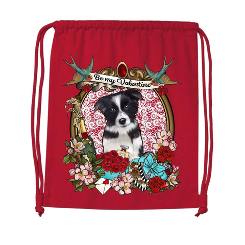 MYTi23 - Pets Heads Philosophy Gymbag Valentine Gymbag Border Collie Hundeshirt Hundefans
