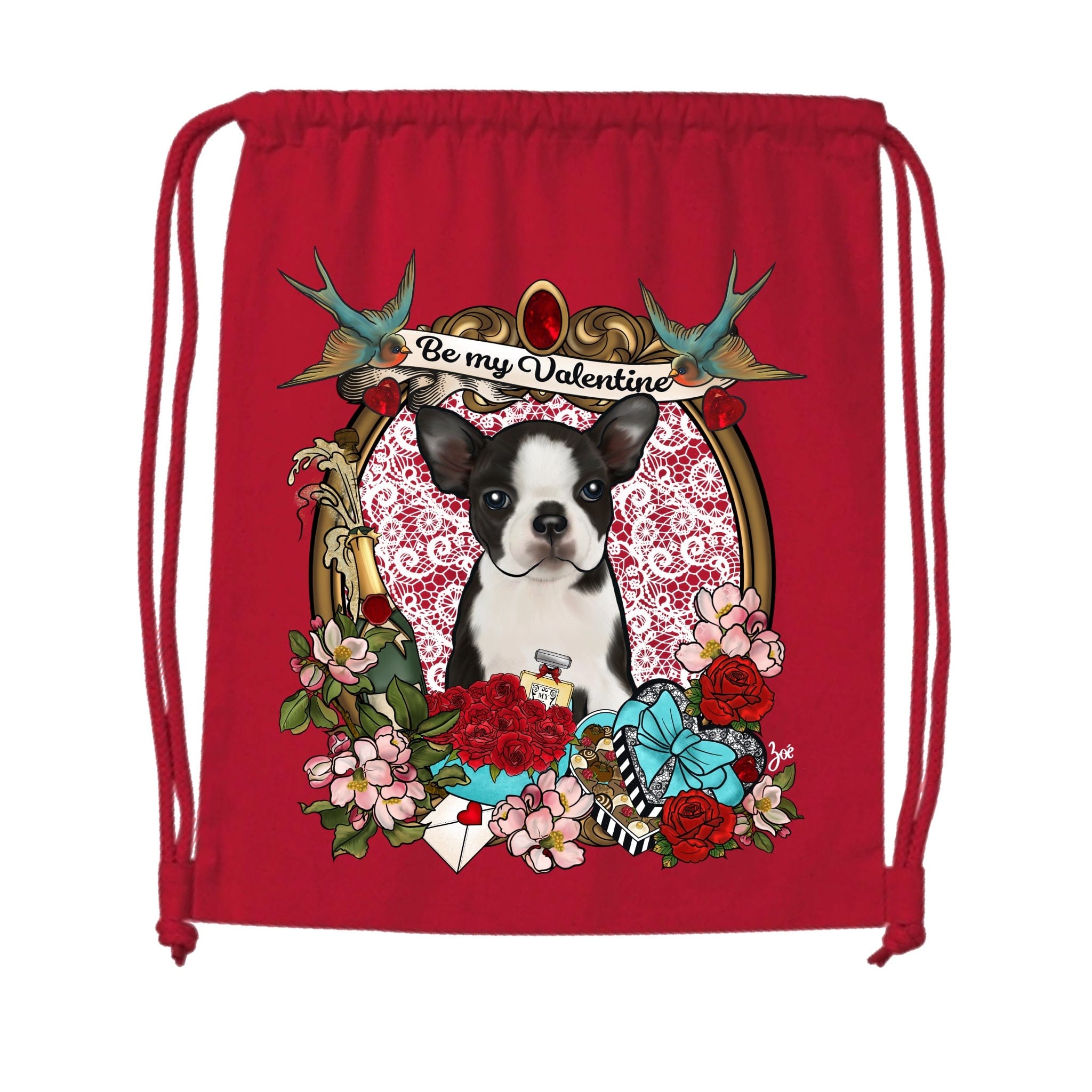MYTi23 - Pets Heads Philosophy Gymbag Valentine Gymbag Boston Terrier Hundeshirt Hundefans