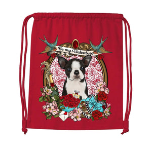 MYTi23 - Pets Heads Philosophy Gymbag Valentine Gymbag Boston Terrier Hundeshirt Hundefans