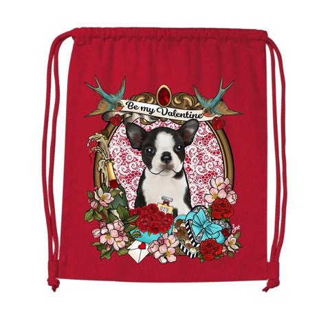 MYTi23 - Pets Heads Philosophy Gymbag Valentine Gymbag Boston Terrier Hundeshirt Hundefans