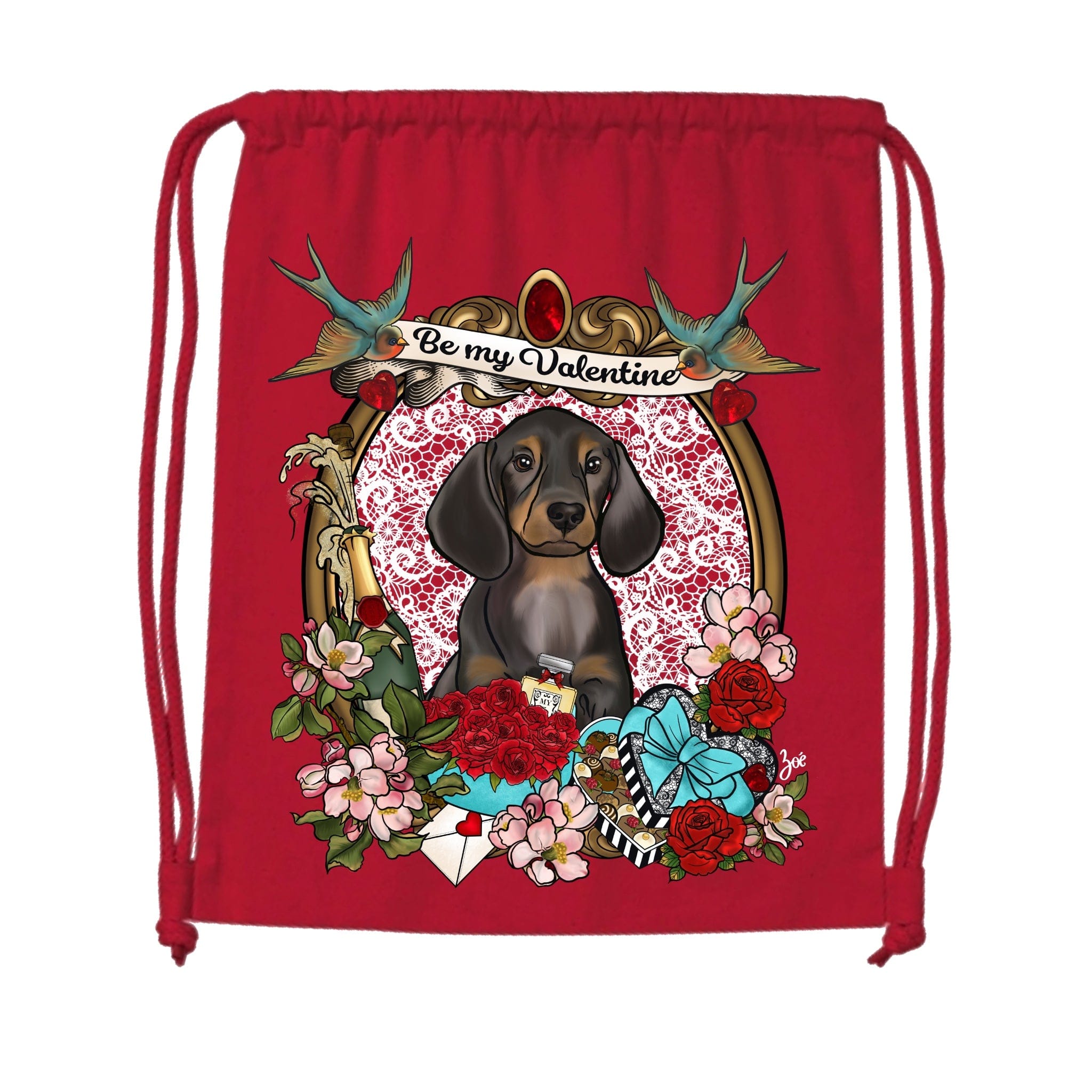 MYTi23 - Pets Heads Philosophy Gymbag Valentine Gymbag Dackel Hundeshirt Hundefans