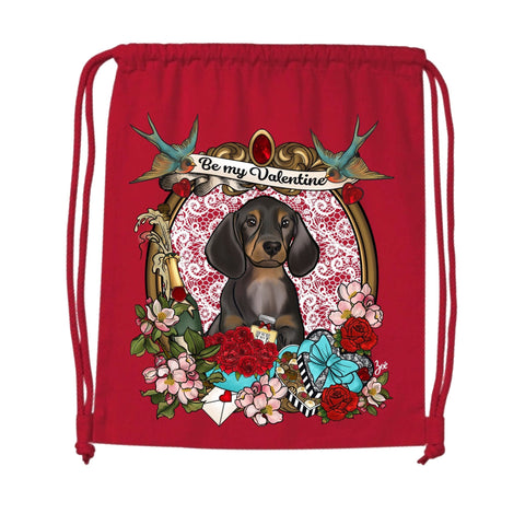 MYTi23 - Pets Heads Philosophy Gymbag Valentine Gymbag Dackel Hundeshirt Hundefans