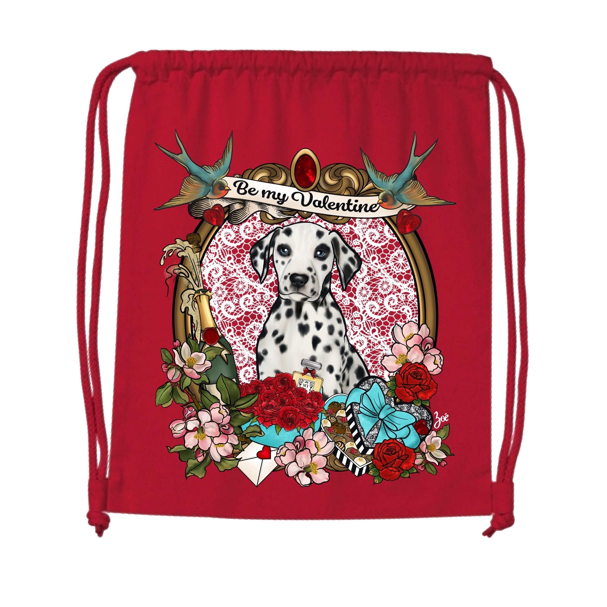 MYTi23 - Pets Heads Philosophy Gymbag Valentine Gymbag Dalmatiner Hundeshirt Hundefans