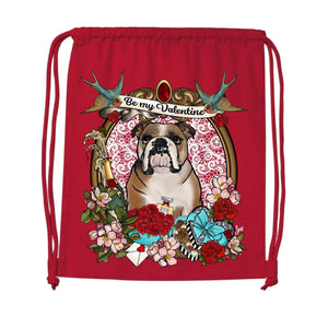 MYTi23 - Pets Heads Philosophy Gymbag Valentine Gymbag Englische Bulldogge Hundeshirt Hundefans
