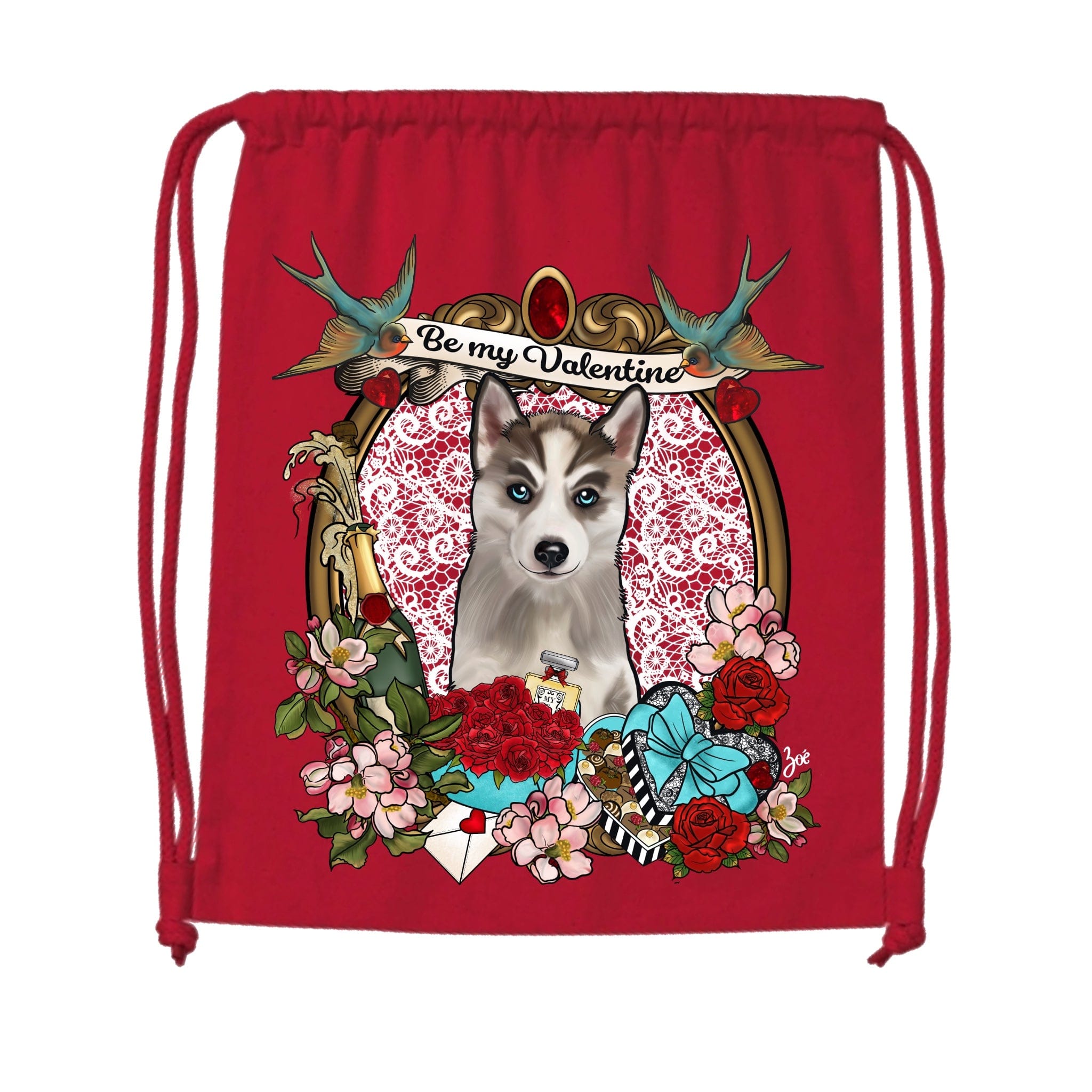 MYTi23 - Pets Heads Philosophy Gymbag Valentine Gymbag Husky Hundeshirt Hundefans
