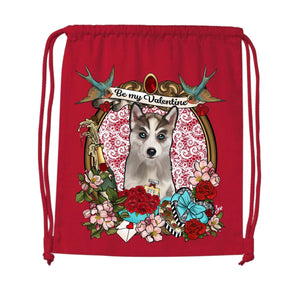 MYTi23 - Pets Heads Philosophy Gymbag Valentine Gymbag Husky Hundeshirt Hundefans