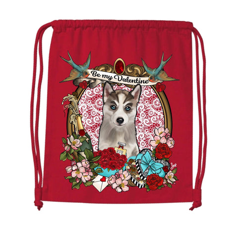 MYTi23 - Pets Heads Philosophy Gymbag Valentine Gymbag Husky Hundeshirt Hundefans
