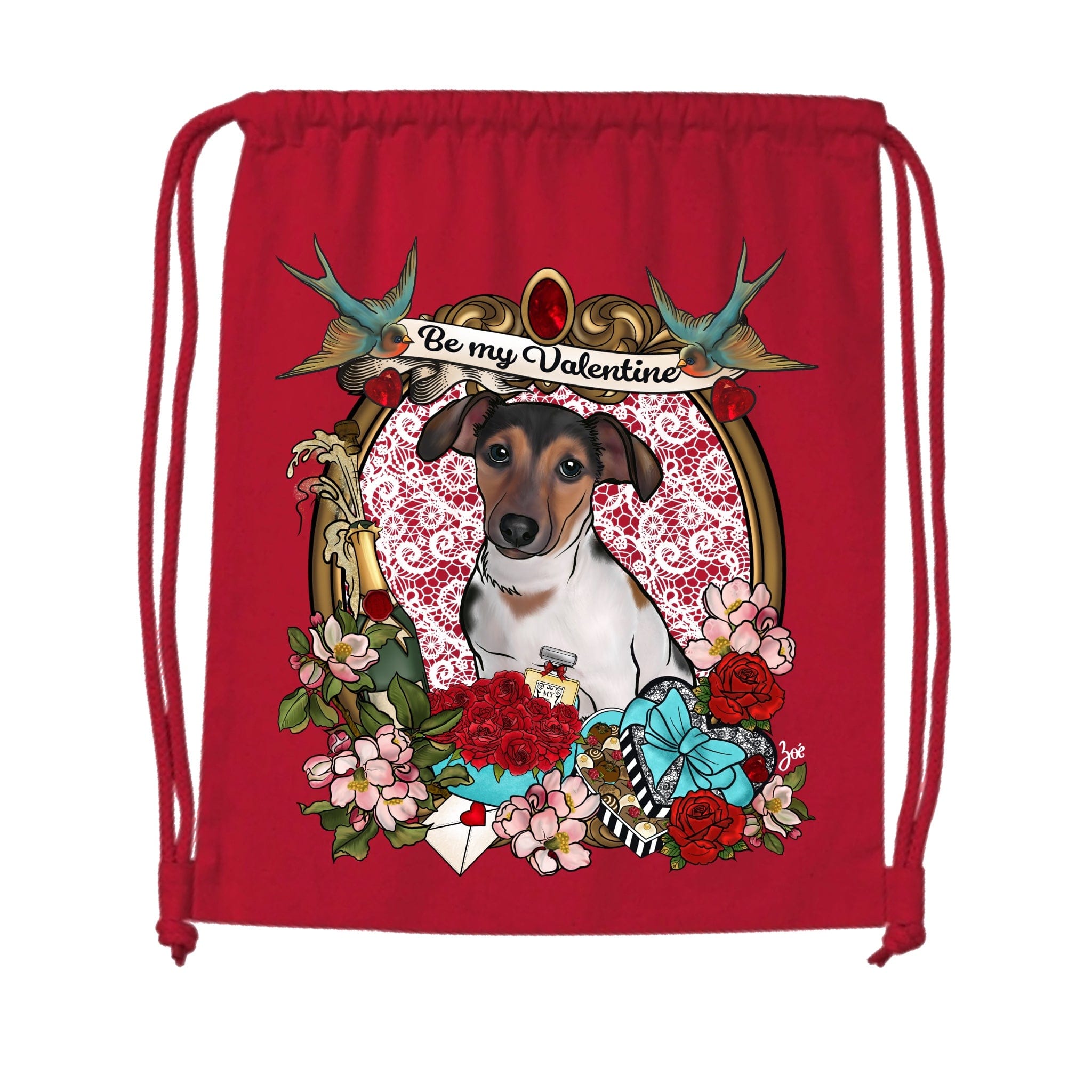 MYTi23 - Pets Heads Philosophy Gymbag Valentine Gymbag Jack Russel Hundeshirt Hundefans