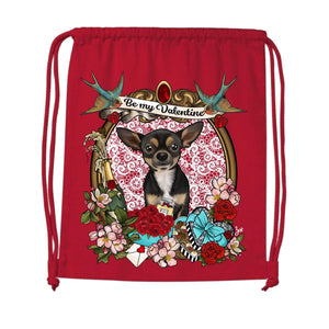 MYTi23 - Pets Heads Philosophy Gymbag Valentine Gymbag Kurzhaar Chihuahua Hundeshirt Hundefans