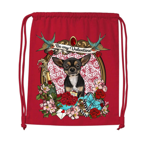 MYTi23 - Pets Heads Philosophy Gymbag Valentine Gymbag Kurzhaar Chihuahua Hundeshirt Hundefans