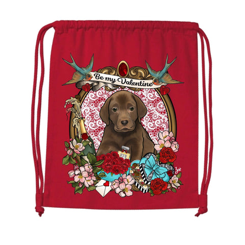 MYTi23 - Pets Heads Philosophy Gymbag Valentine Gymbag Labrador Hundeshirt Hundefans