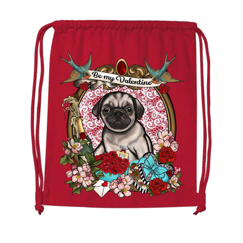 MYTi23 - Pets Heads Philosophy Gymbag Valentine Gymbag Mops Hundeshirt Hundefans