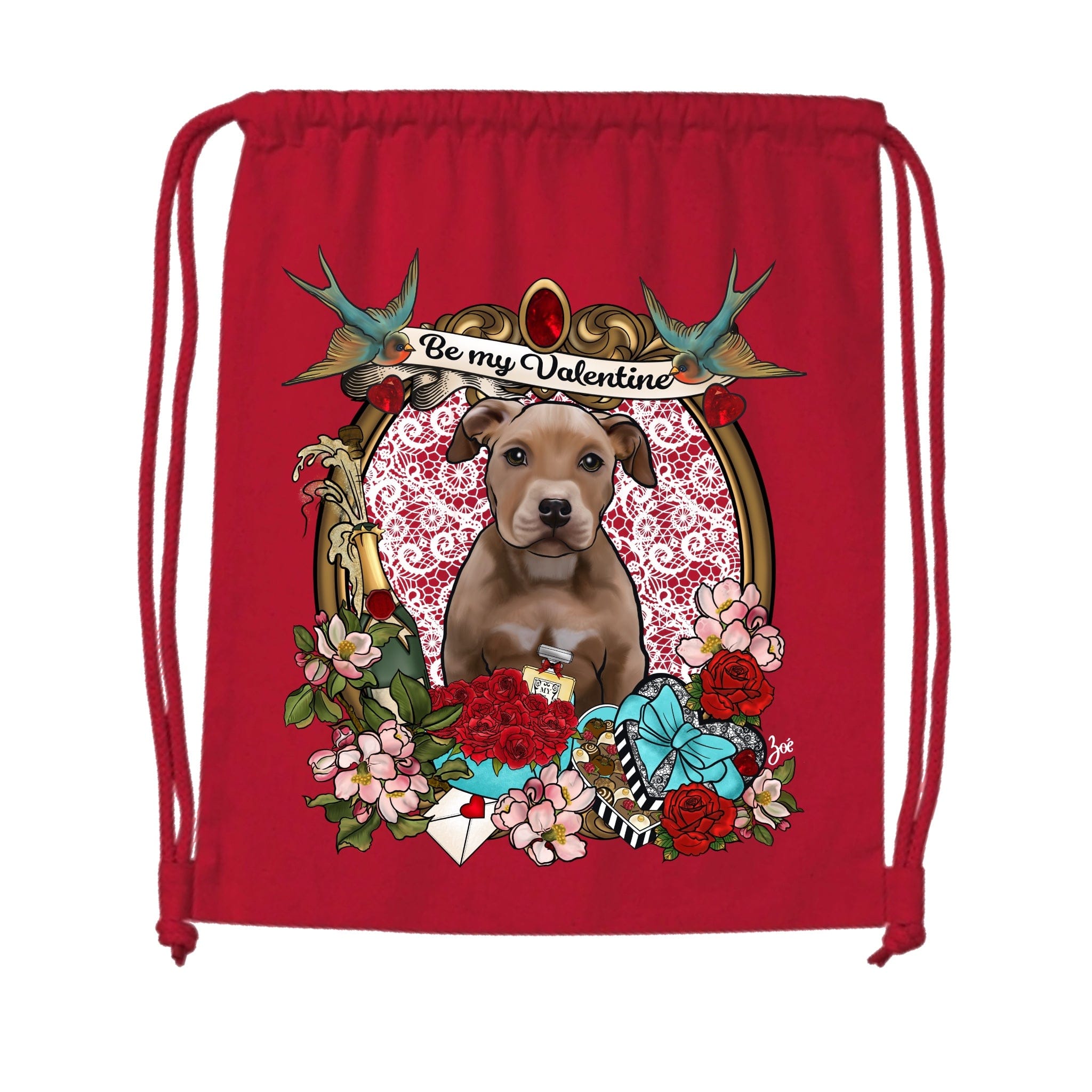 MYTi23 - Pets Heads Philosophy Gymbag Valentine Gymbag Pitbull Hundeshirt Hundefans