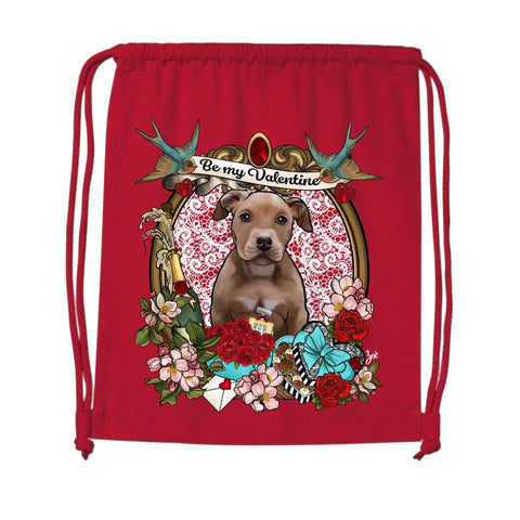 MYTi23 - Pets Heads Philosophy Gymbag Valentine Gymbag Pitbull Hundeshirt Hundefans