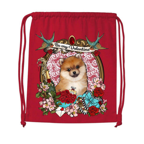 MYTi23 - Pets Heads Philosophy Gymbag Valentine Gymbag Pommeraner Hundeshirt Hundefans