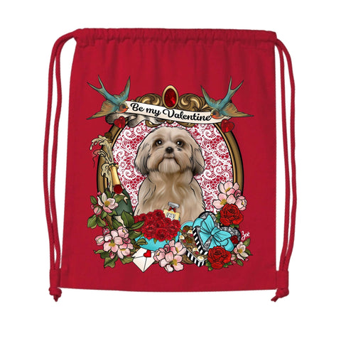 MYTi23 - Pets Heads Philosophy Gymbag Valentine Gymbag Shih Tzu Hundeshirt Hundefans