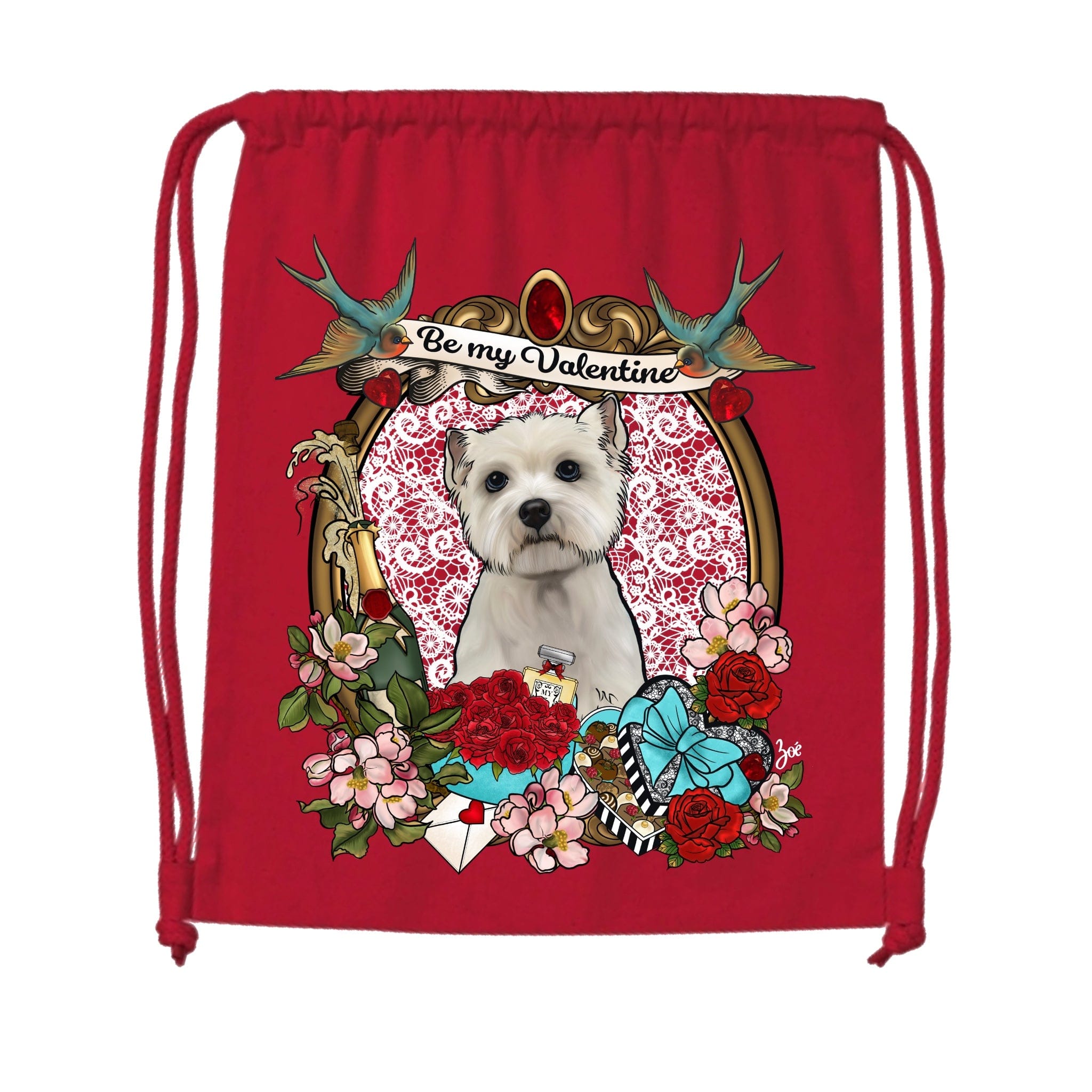 MYTi23 - Pets Heads Philosophy Gymbag Valentine Gymbag Westie Hundeshirt Hundefans