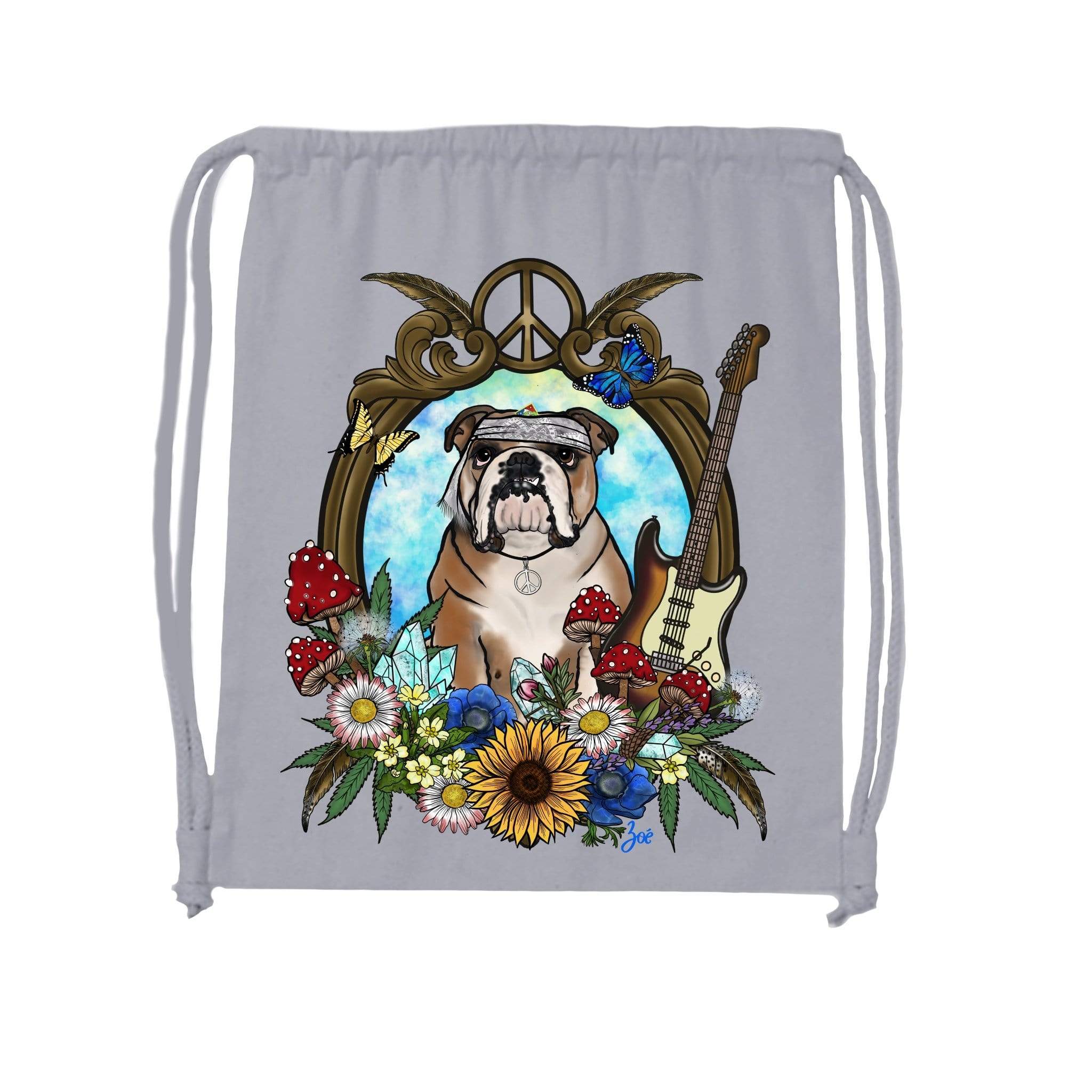 MYTi23 - Pets Heads Philosophy Gymbag Festival Gymbag Englische Bulldogge Hundeshirt Hundefans