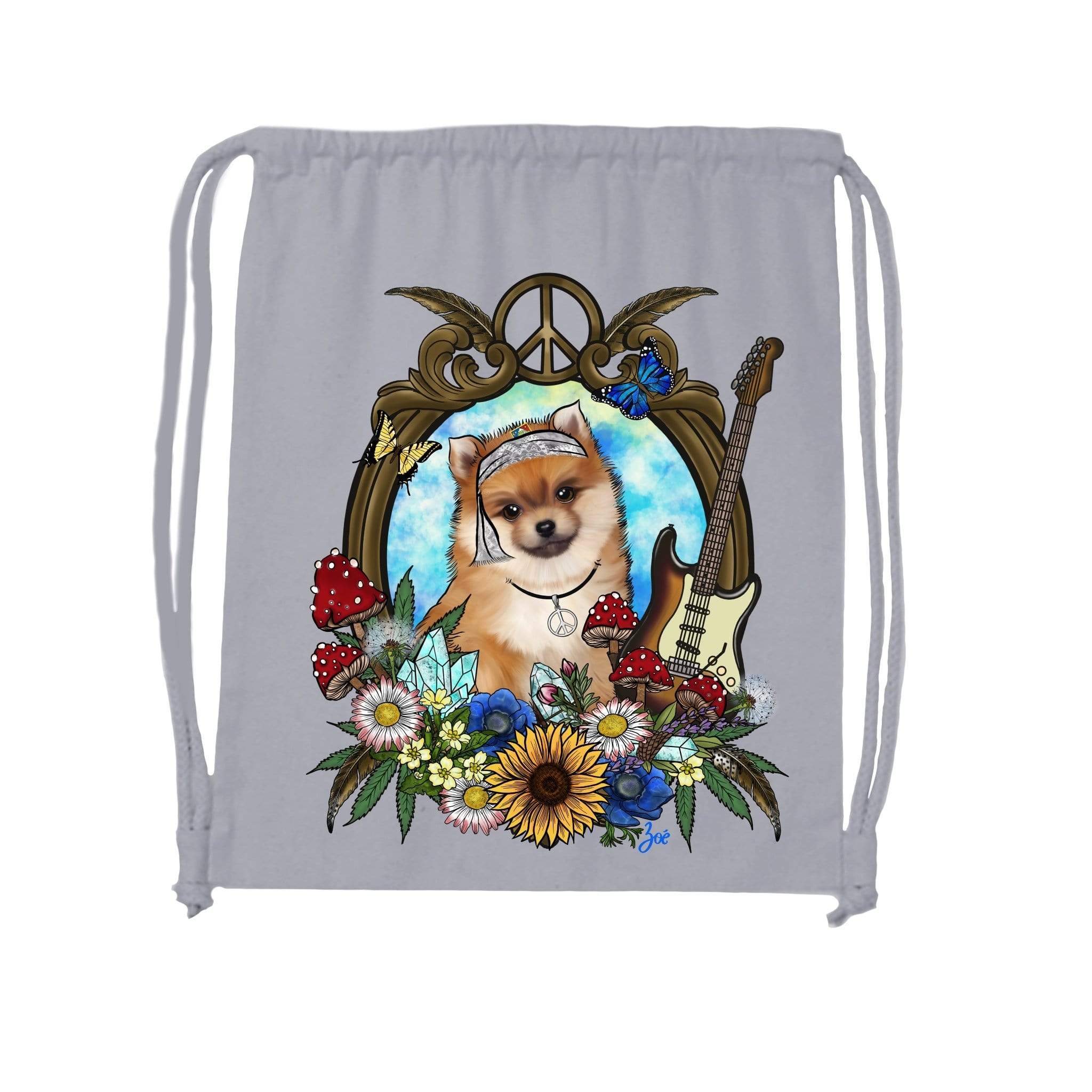 MYTi23 - Pets Heads Philosophy Gymbag Festival Gymbag Pommeraner Hundeshirt Hundefans