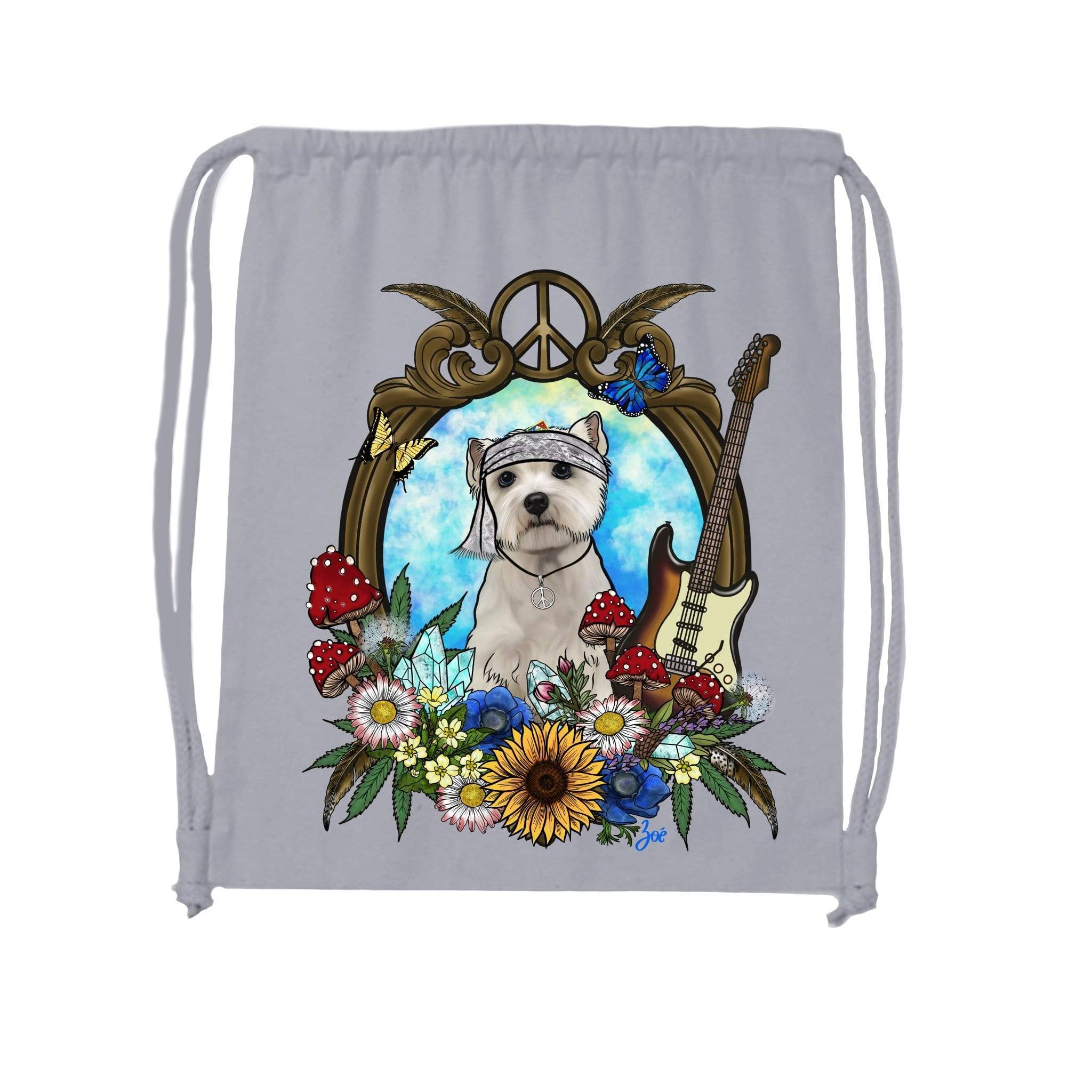 MYTi23 - Pets Heads Philosophy Gymbag Festival Gymbag Westie Hundeshirt Hundefans
