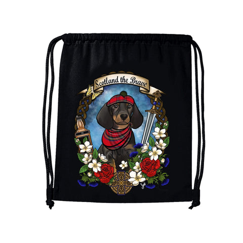 MYTi23 - Pets Heads Philosophy Gymbag Schottland Gymbag Dackel Hundeshirt Hundefans