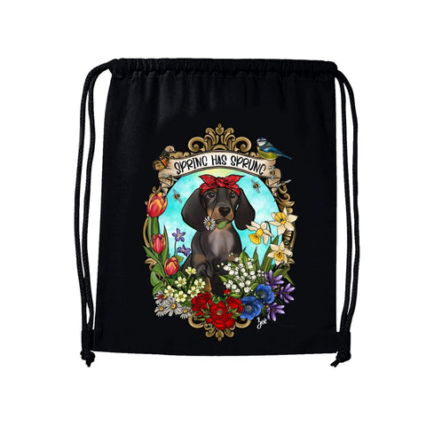 MYTi23 - Pets Heads Philosophy Gymbag Spring Gymbag Dackel Hundeshirt Hundefans