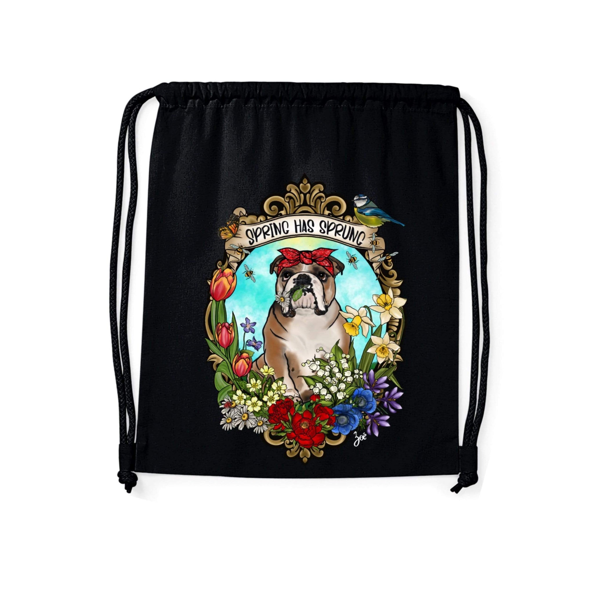 MYTi23 - Pets Heads Philosophy Gymbag Spring Gymbag Englische Bulldogge Hundeshirt Hundefans