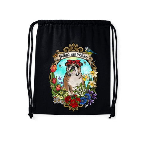 MYTi23 - Pets Heads Philosophy Gymbag Spring Gymbag Englische Bulldogge Hundeshirt Hundefans
