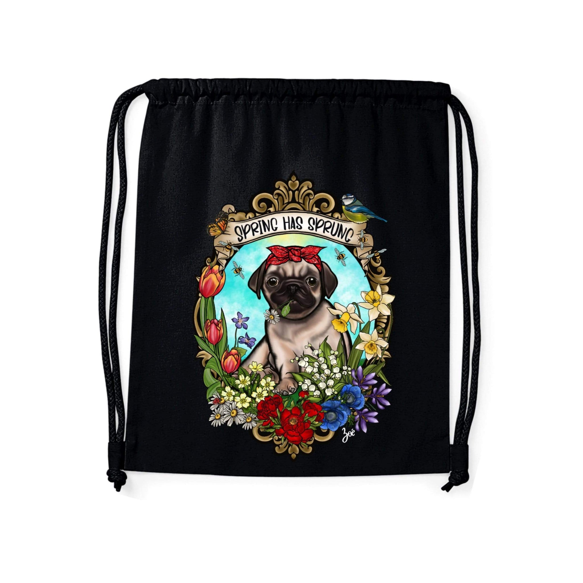 MYTi23 - Pets Heads Philosophy Gymbag Spring Gymbag Mops Hundeshirt Hundefans