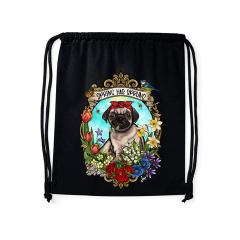 MYTi23 - Pets Heads Philosophy Gymbag Spring Gymbag Mops Hundeshirt Hundefans