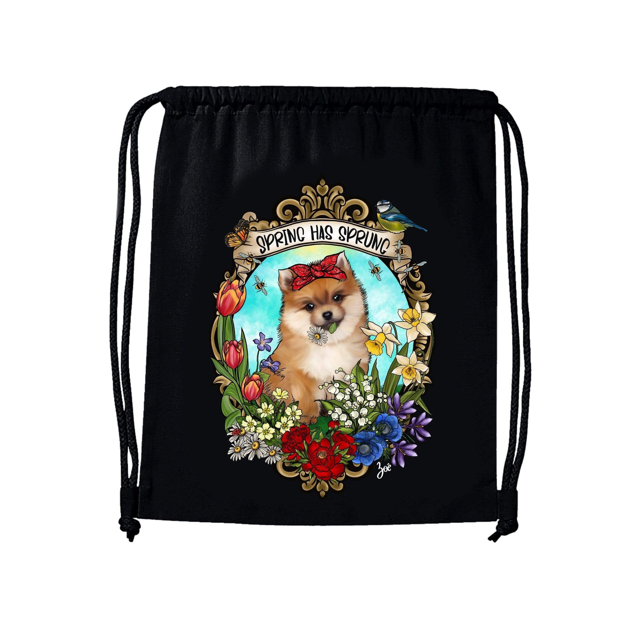 MYTi23 - Pets Heads Philosophy Gymbag Spring Gymbag Pommeraner Hundeshirt Hundefans