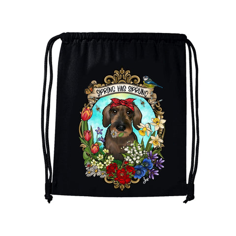 MYTi23 - Pets Heads Philosophy Gymbag Spring Gymbag Rauhaardackel Hundeshirt Hundefans
